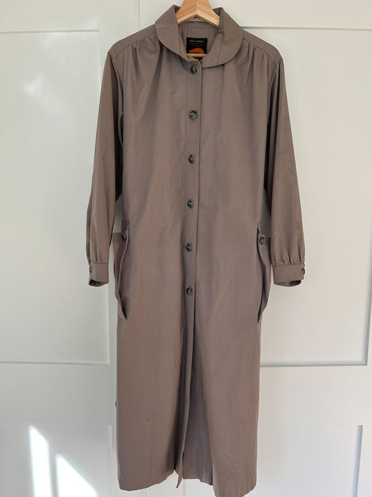 80's Fox Run Mocha Trench Coat